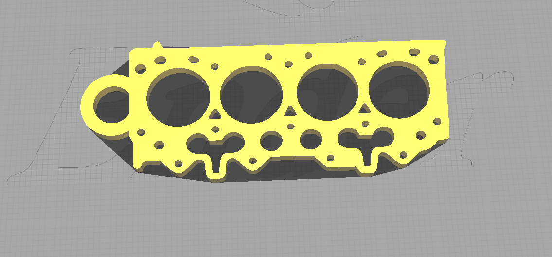 Land Rover 300Tdi 200Tdi Headgasket keyring