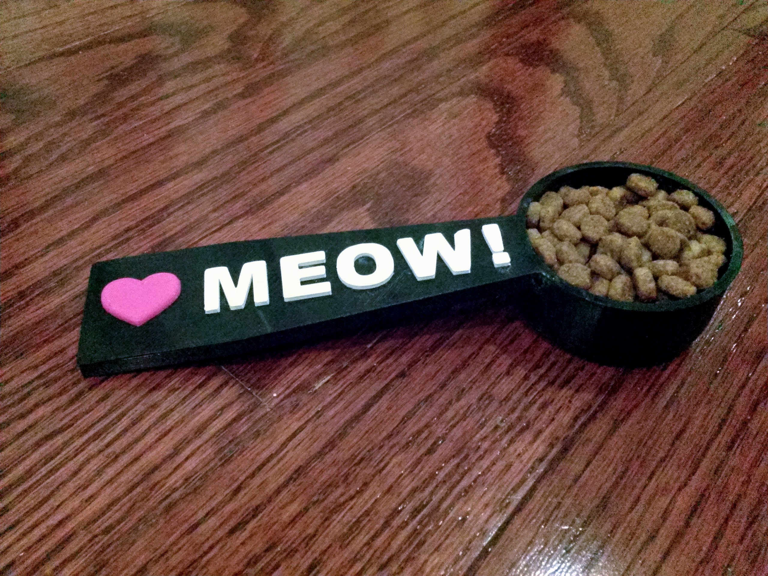 ♥ MEOW! Kitty Food Scoop