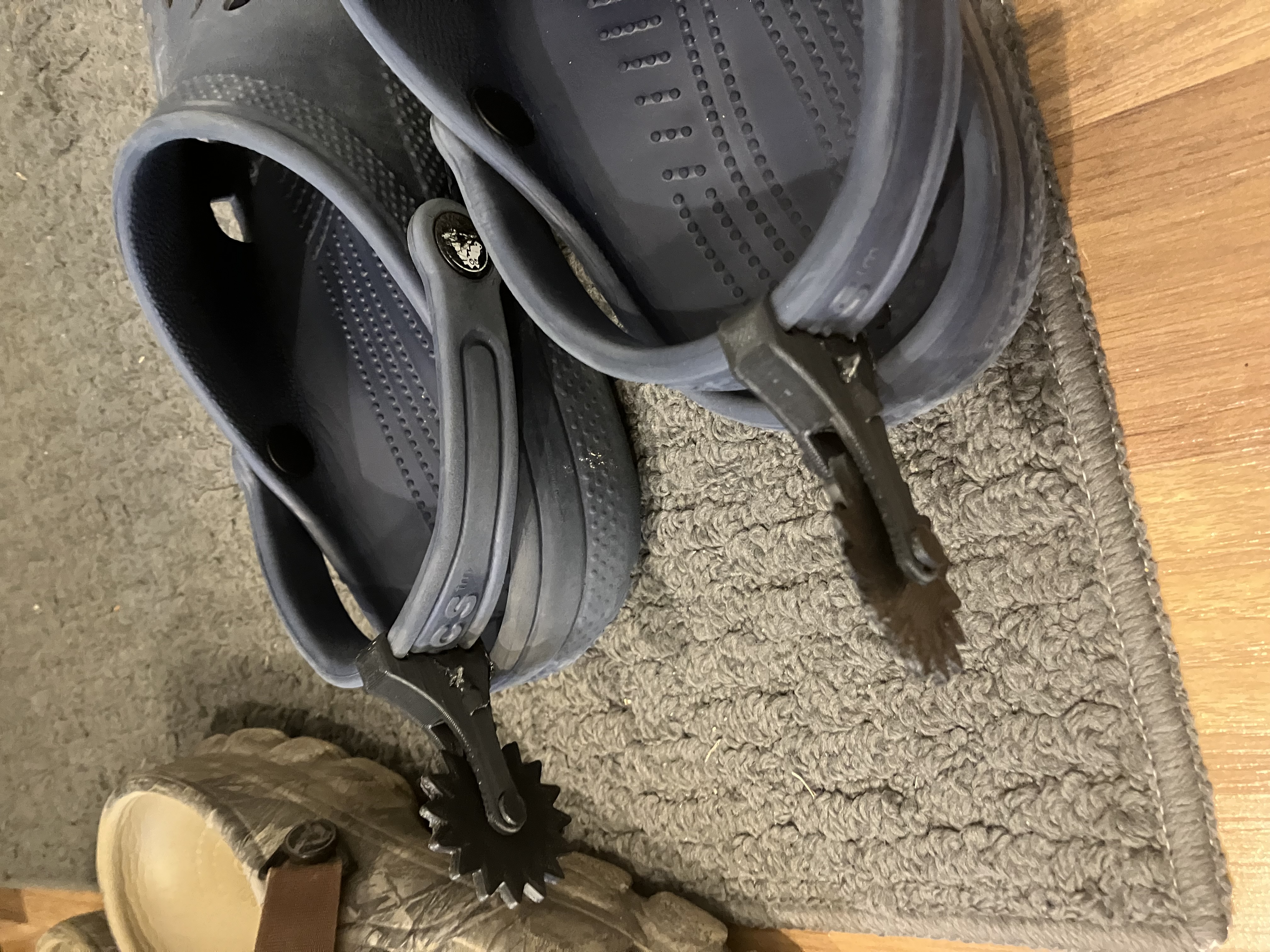 Bass and Buck Croc Spurs