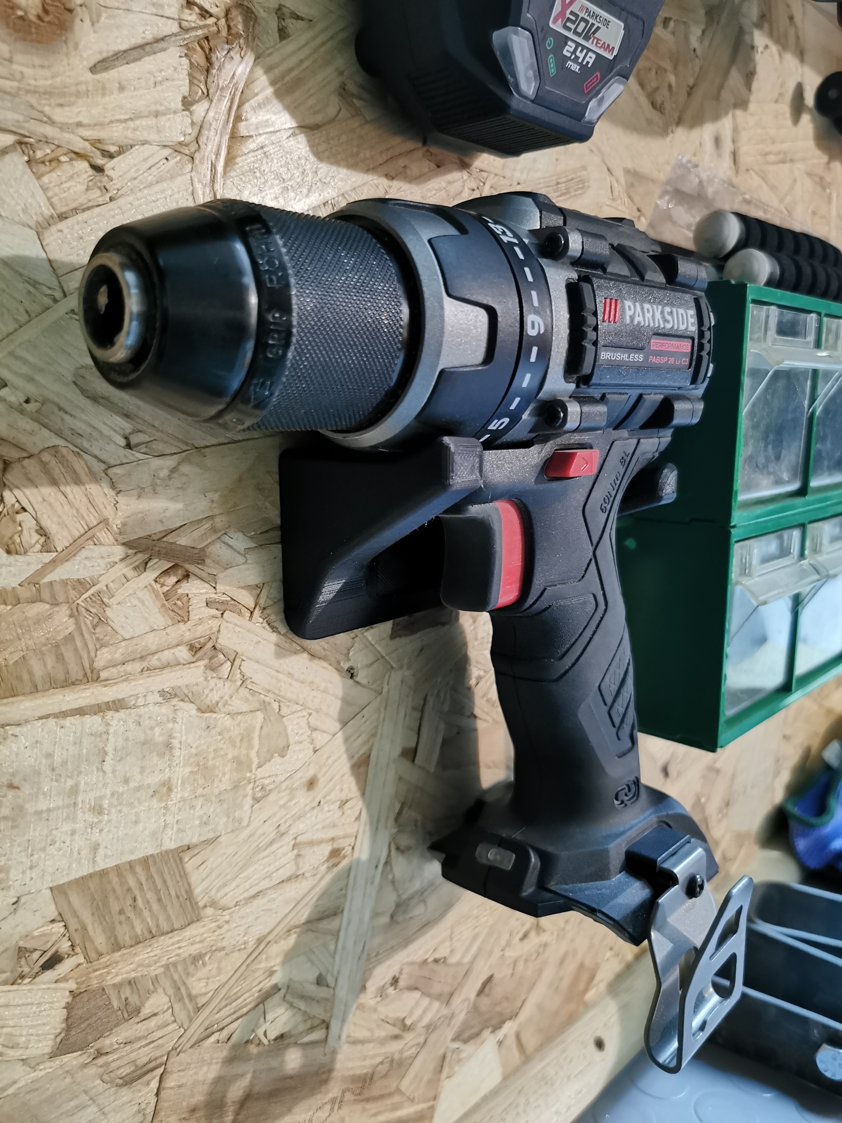 Wall mount for parkside drill (PABSP 20Li c3)