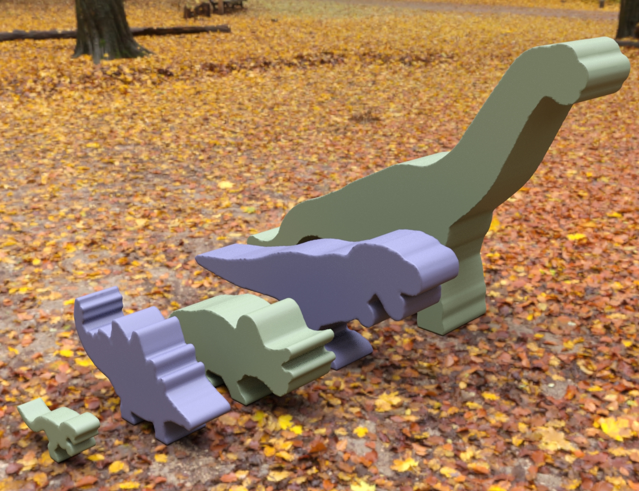 Dino Meeples