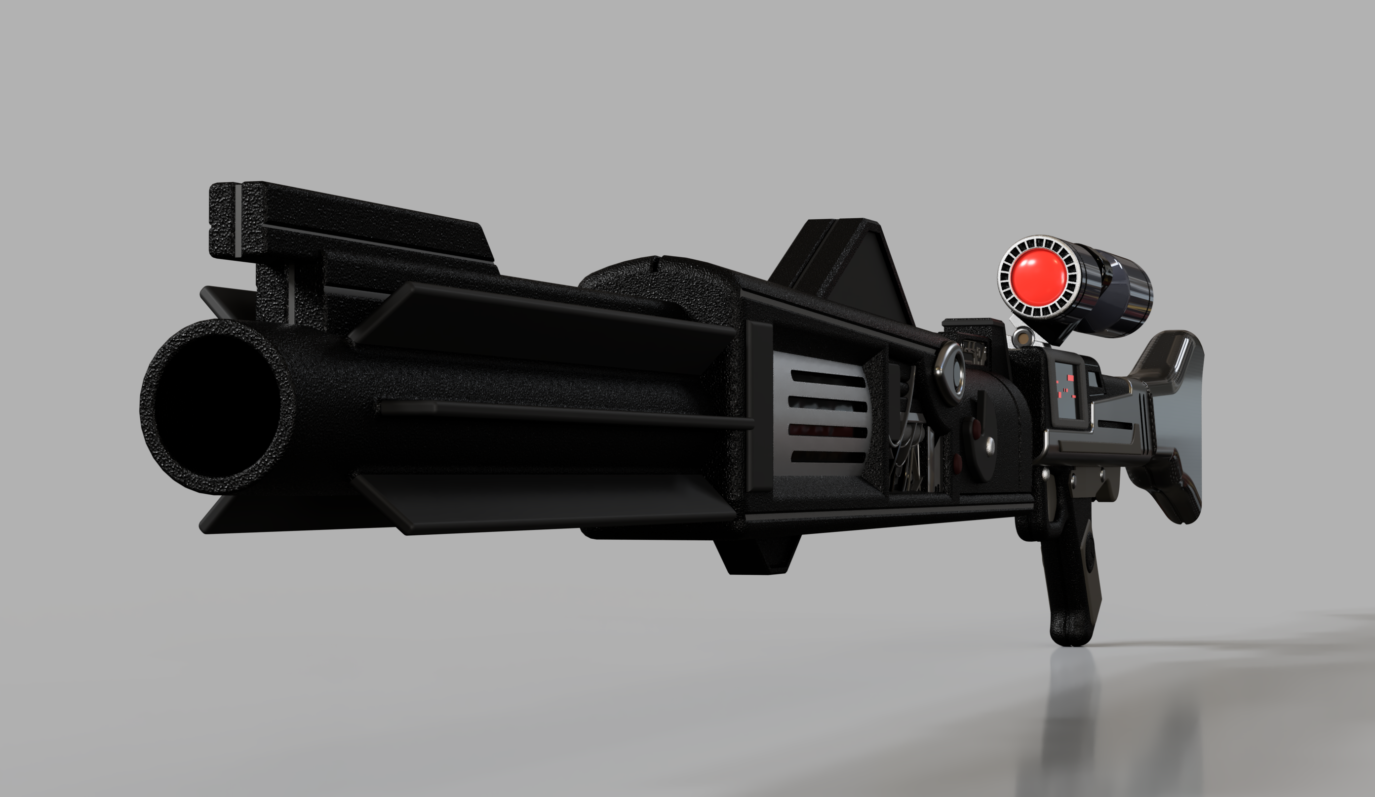 custom scoped Classic Battlefront 2 DC15A rifle for  1:6 scale action figures