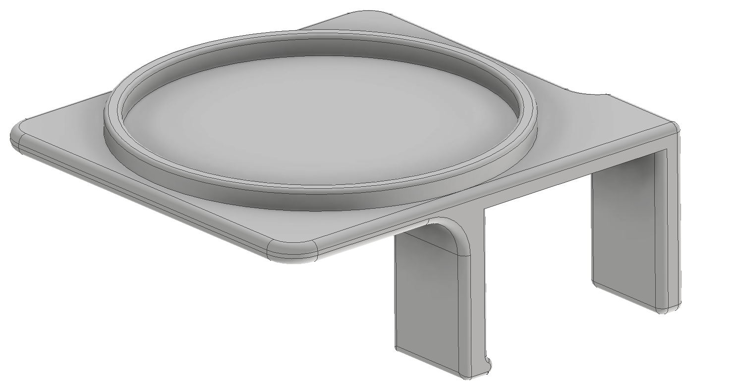 Cupholder for old lecture halls (HTWK - Leipzig)