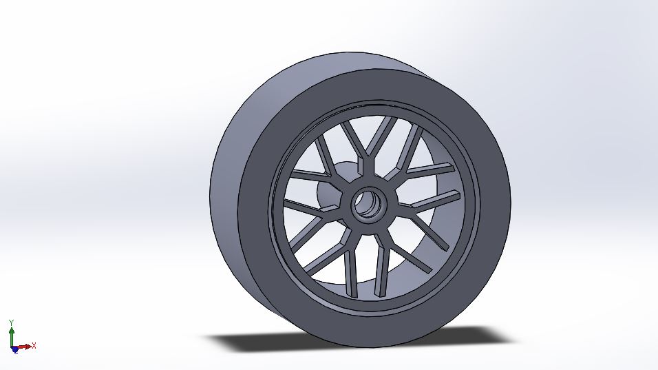 1/24 scale bburago car wheel