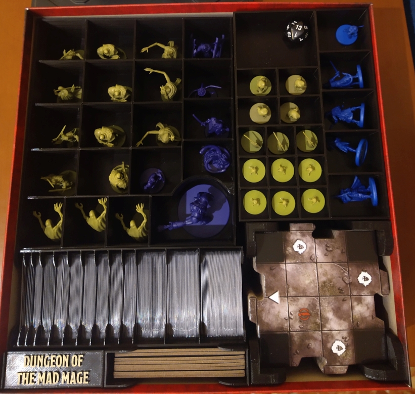 Dungeon of the Mad Mage Boardgame Insert