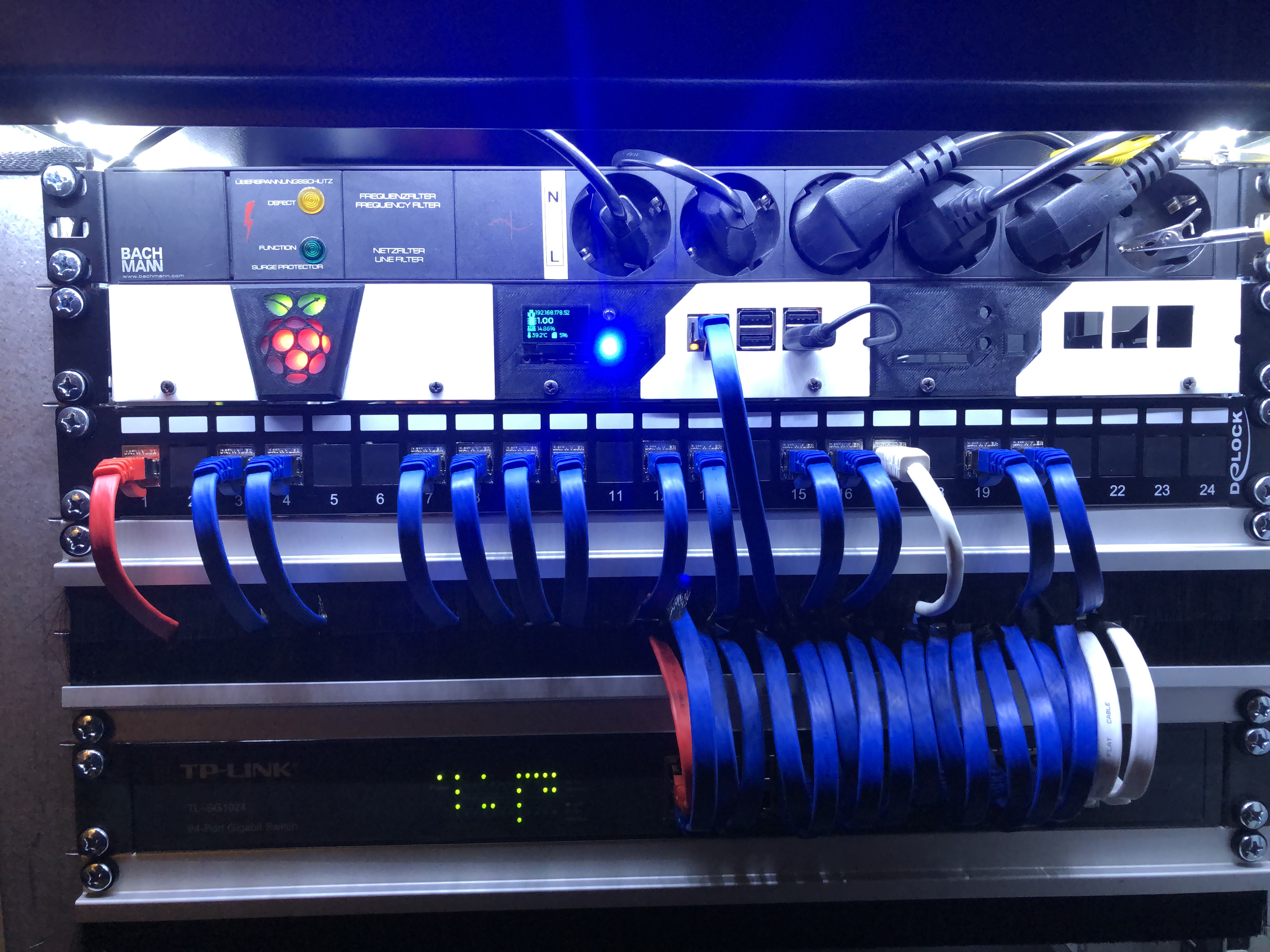 Raspberry Pi 19" server mount