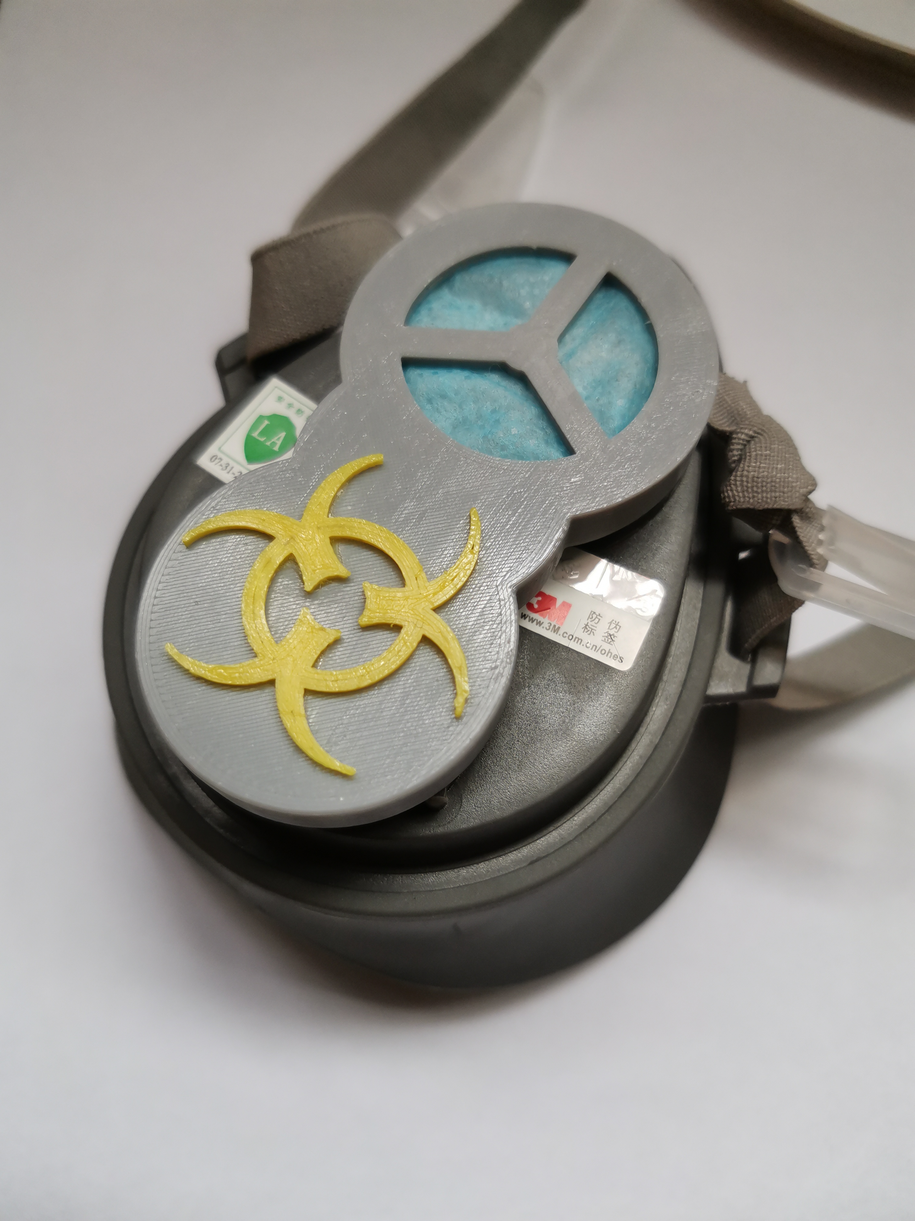 3M 3200 gas mask 3m防毒面具简易过滤器