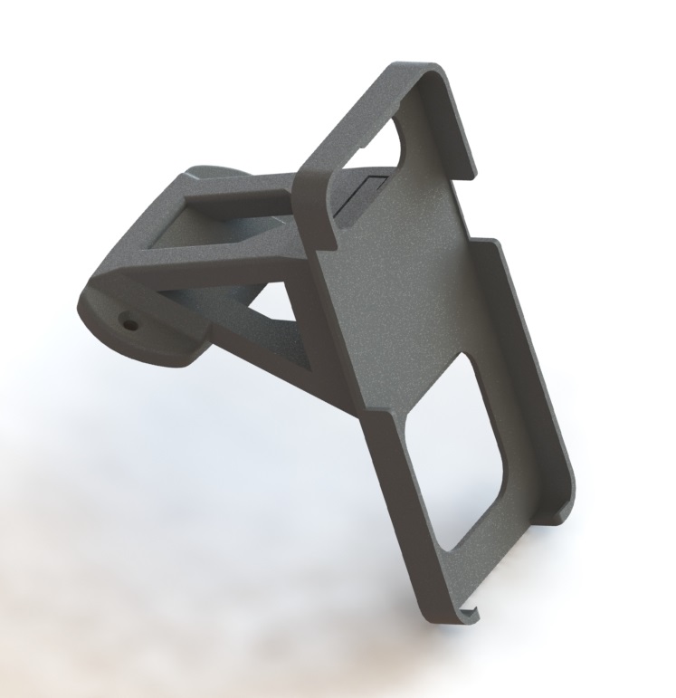 Motorcycle phone mount