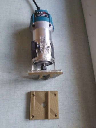 Adapter for milling the T slot profiles in V slot profiles