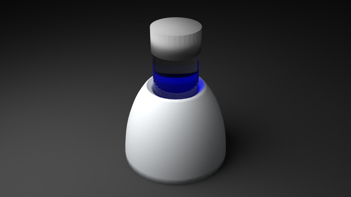 Fountain pen - ink sample holder