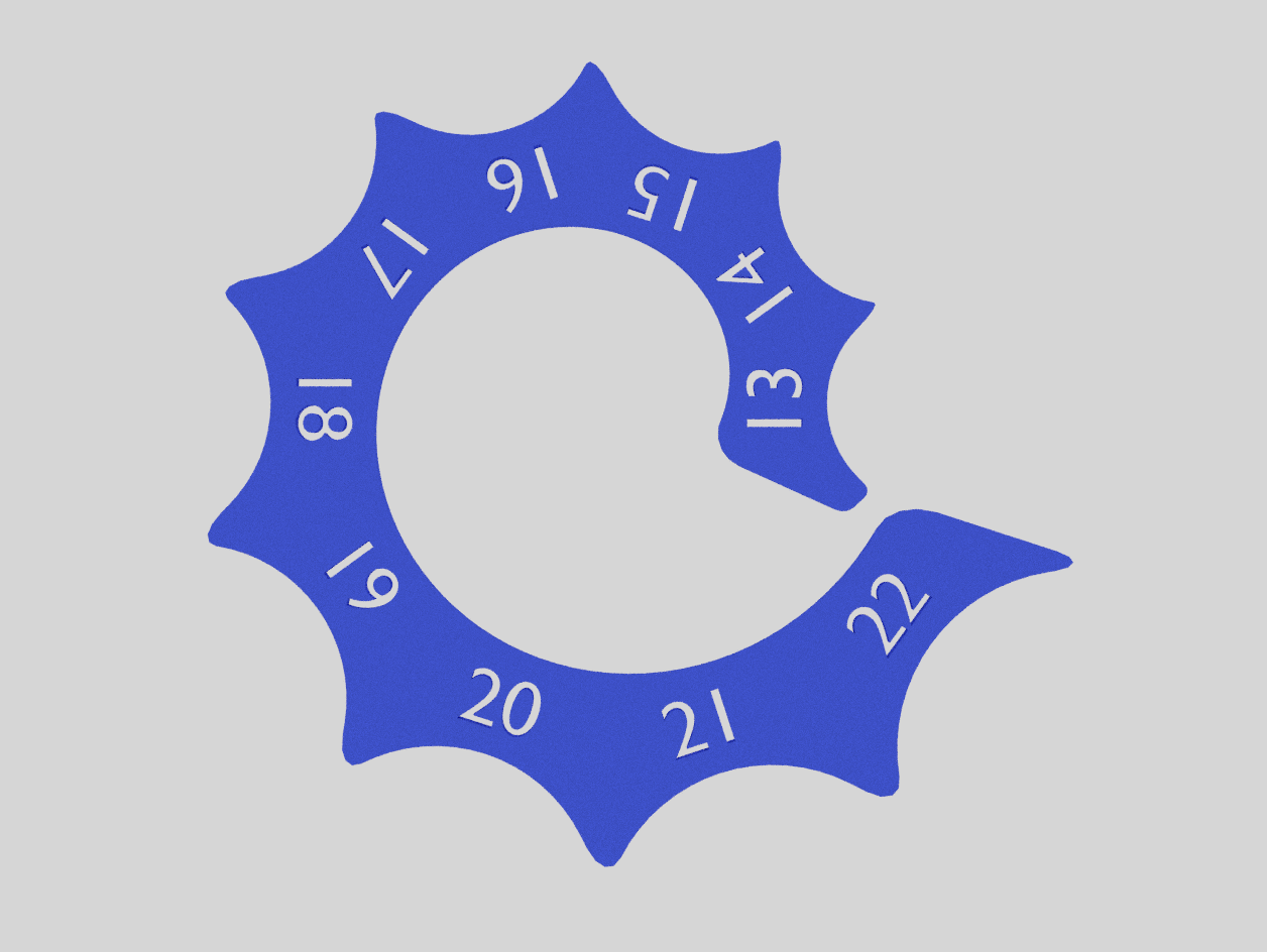 Radius/Fillet Gauge