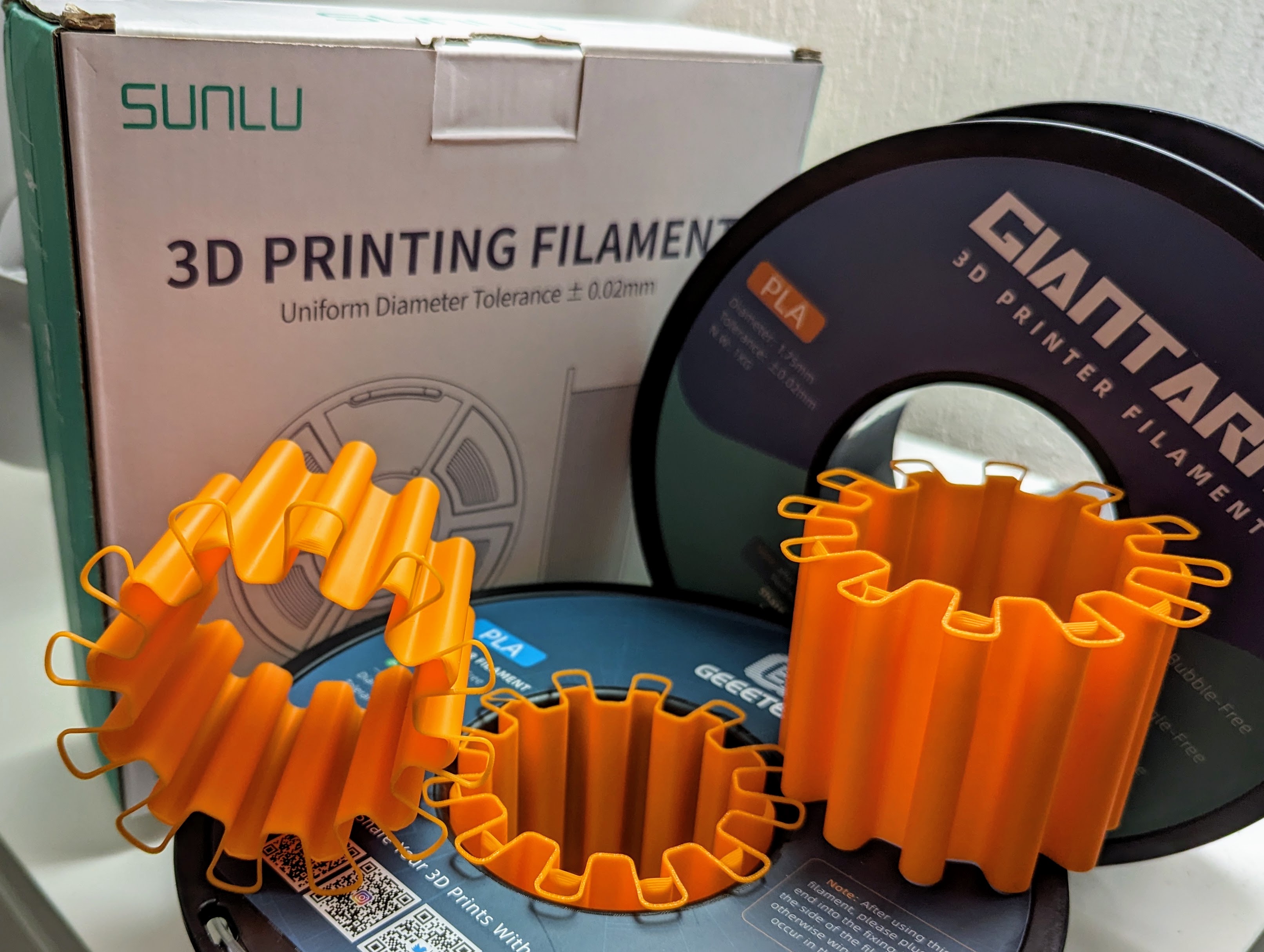 Squishy Bambu Lab AMS Lite Spool Adapter (e.g. for Sunlu)