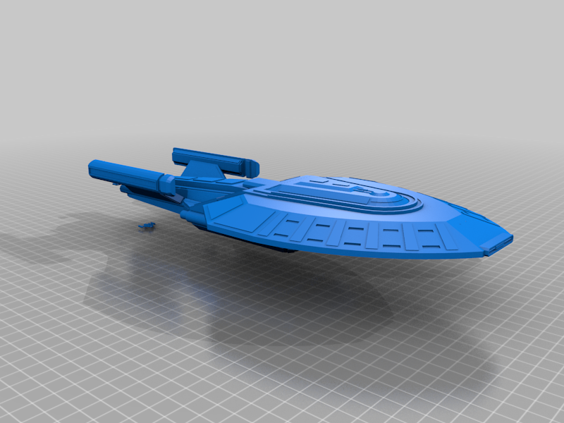 mid 25th century starfleet ship