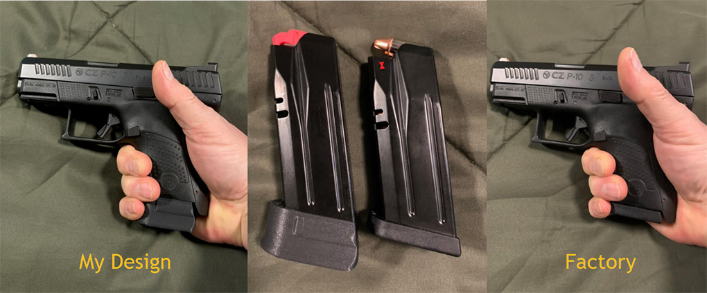 CZ P10-s Magazine Extender