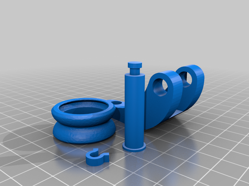 Guia de filamento para ender 3/pro (adaptado para rolamento)