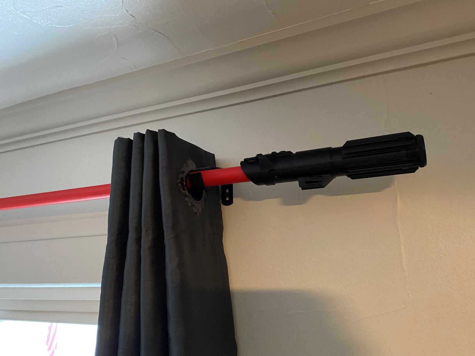 Sith Lightsaber Curtain Rod
