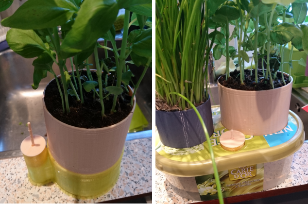 SWHP: Self Watering Herb Planter