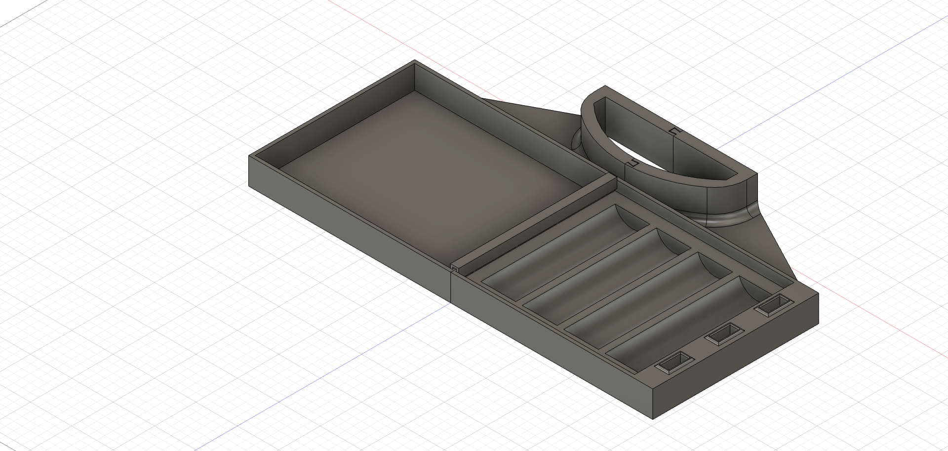 Small Parts storage for Dell Monitor