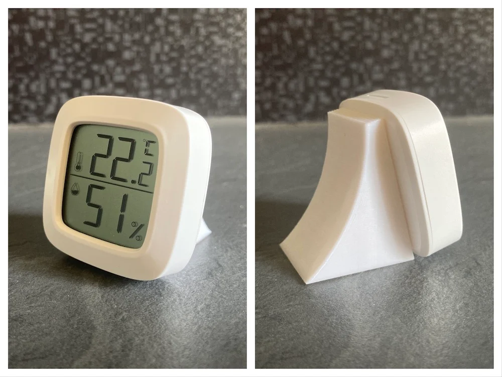 'Jissta' Thermometer Hygrometer desktop holder