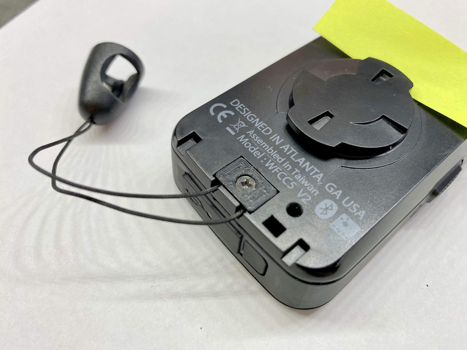 Wahoo Elemnt Bolt V2 Lanyard Tether Retention Plug