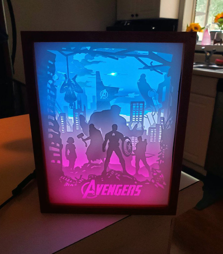 Remix- Avengers Lightbox