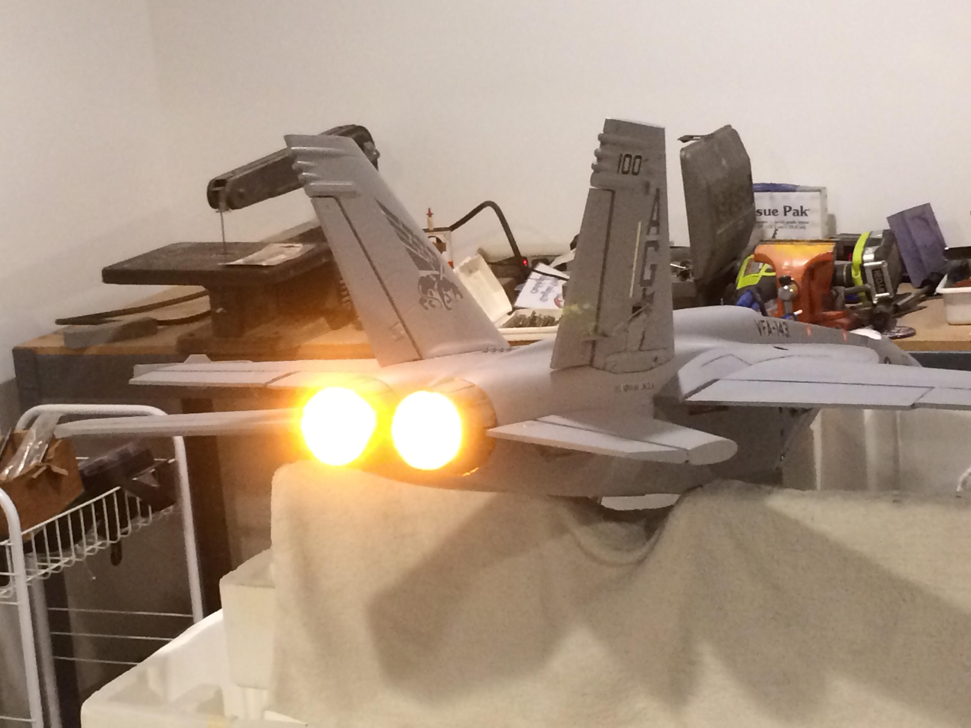 Adapters for EDF afterburner lamps