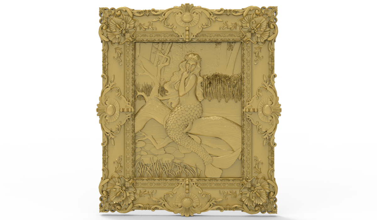 Slavic Mermaid for CNC