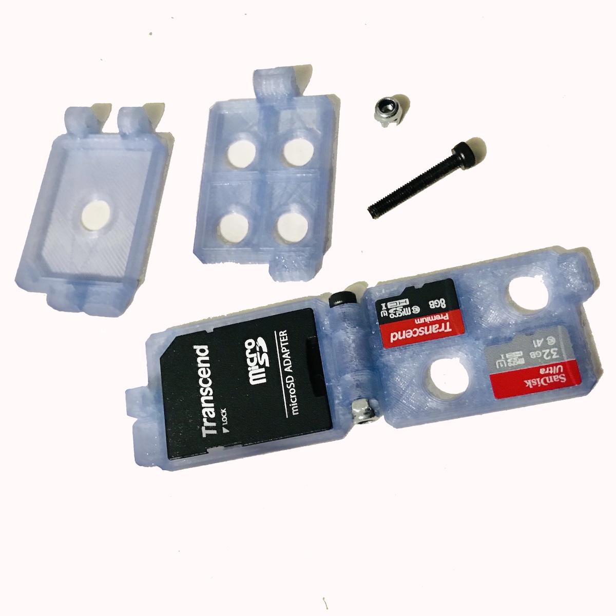 SD card Wallet (for adding Lock Nut Hinge)