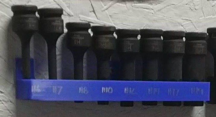 Wall Mount Hex (Allen) Impact Bits