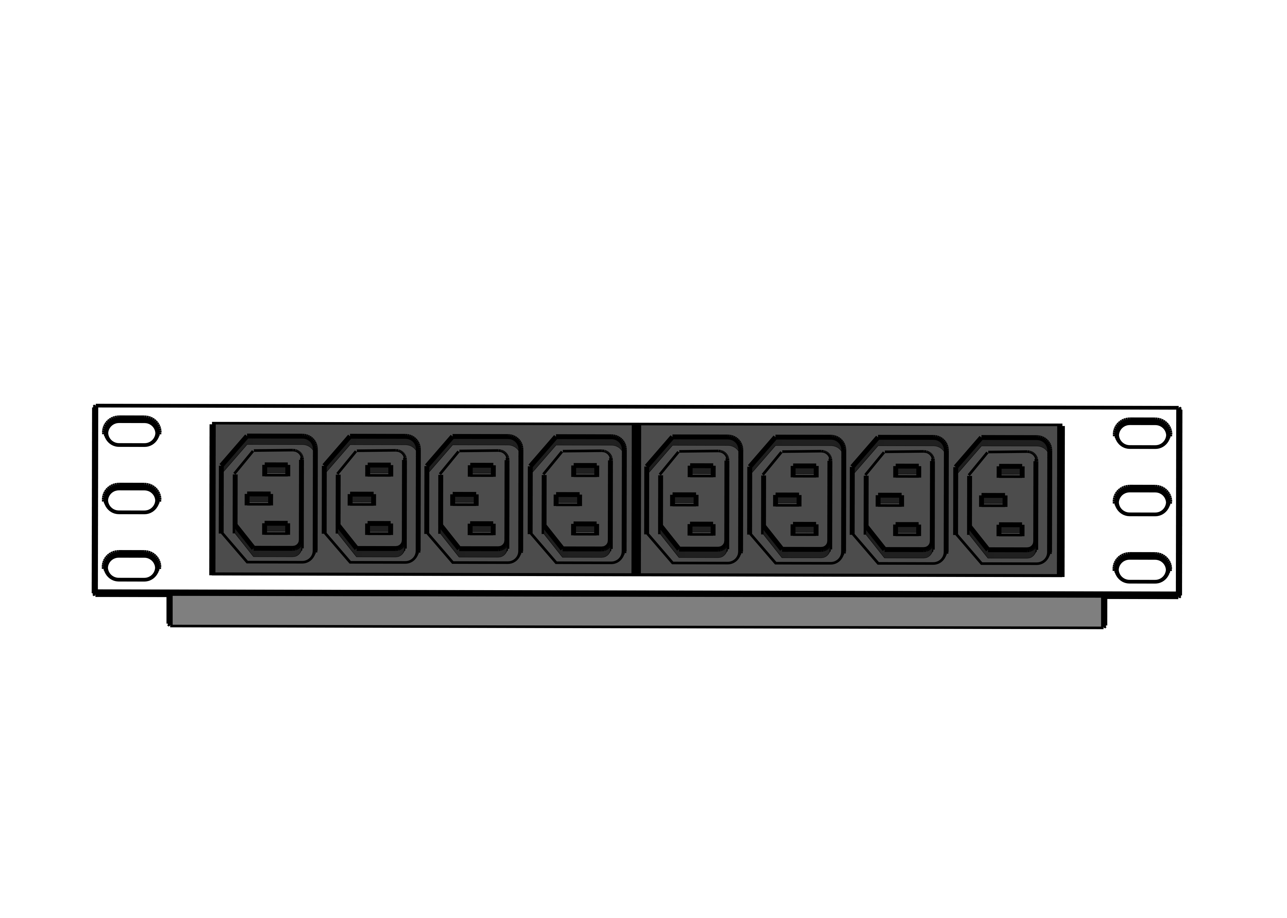 10" Rack 8way C13 outlet/PDU
