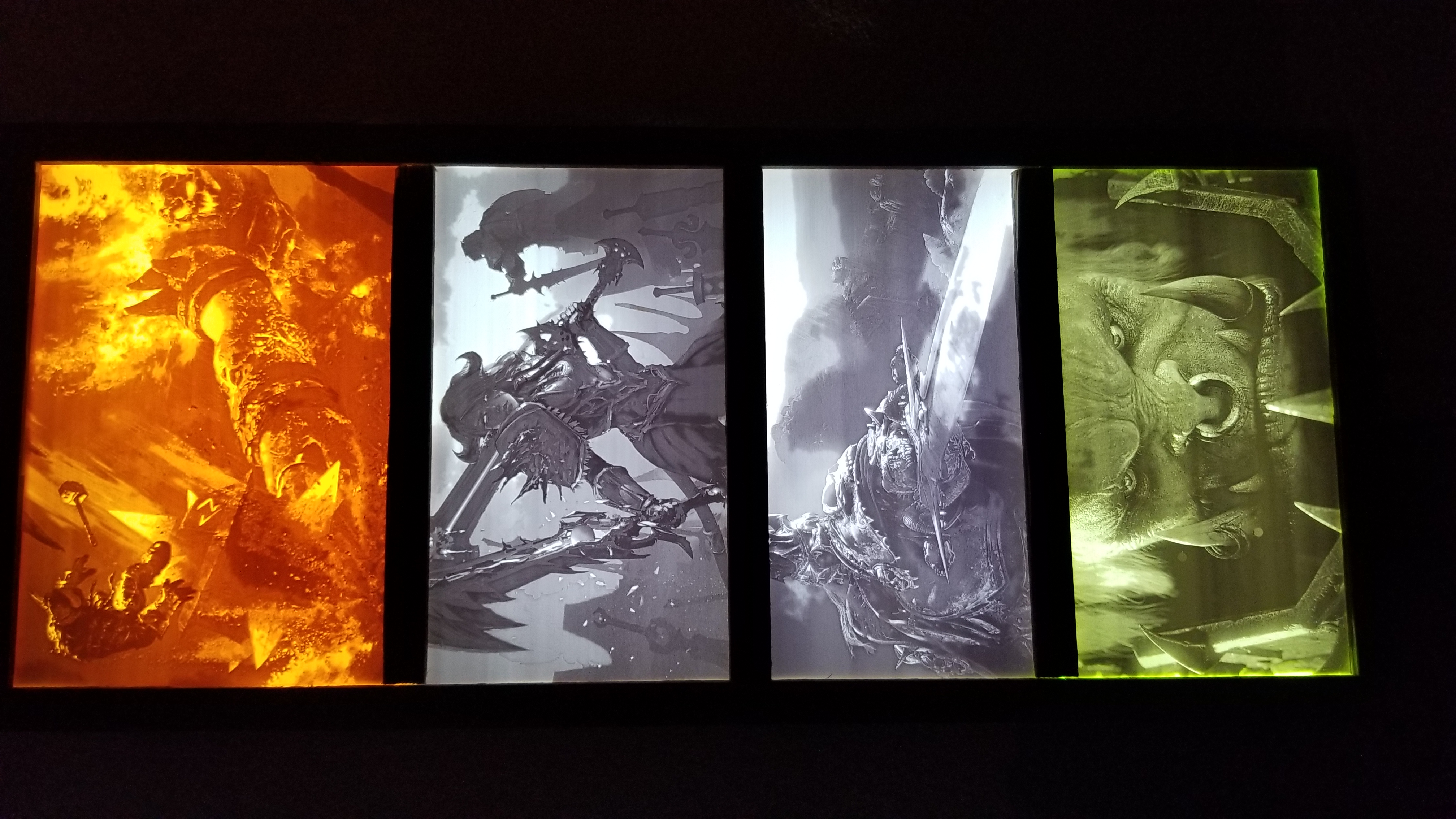 World of Warcraft Lithophane Frame