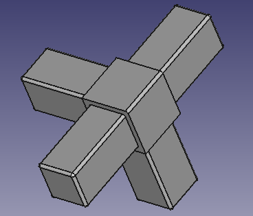 corner angle T connector for Square tube 10x10x1mm