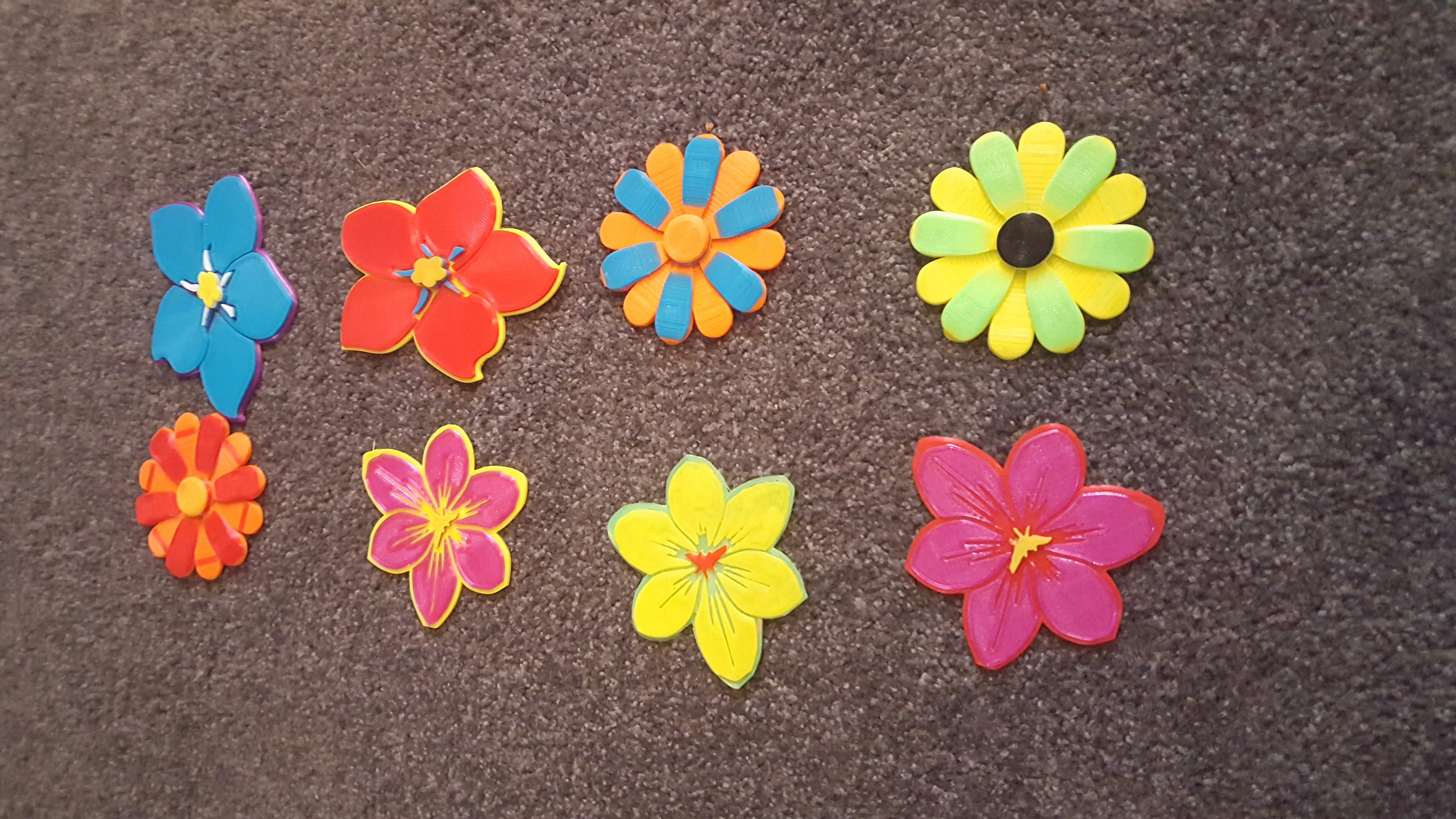 Crocus, Forget-me-not, flowers