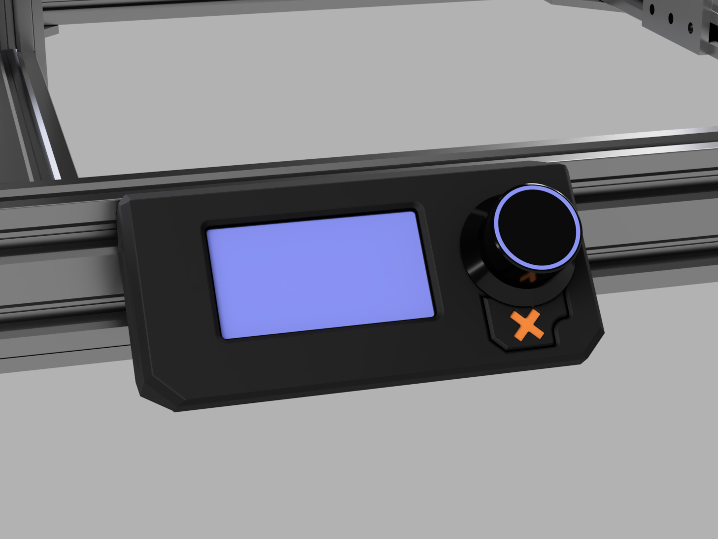 Mini 12864 LCD Display Housing for 2020 V-Slot