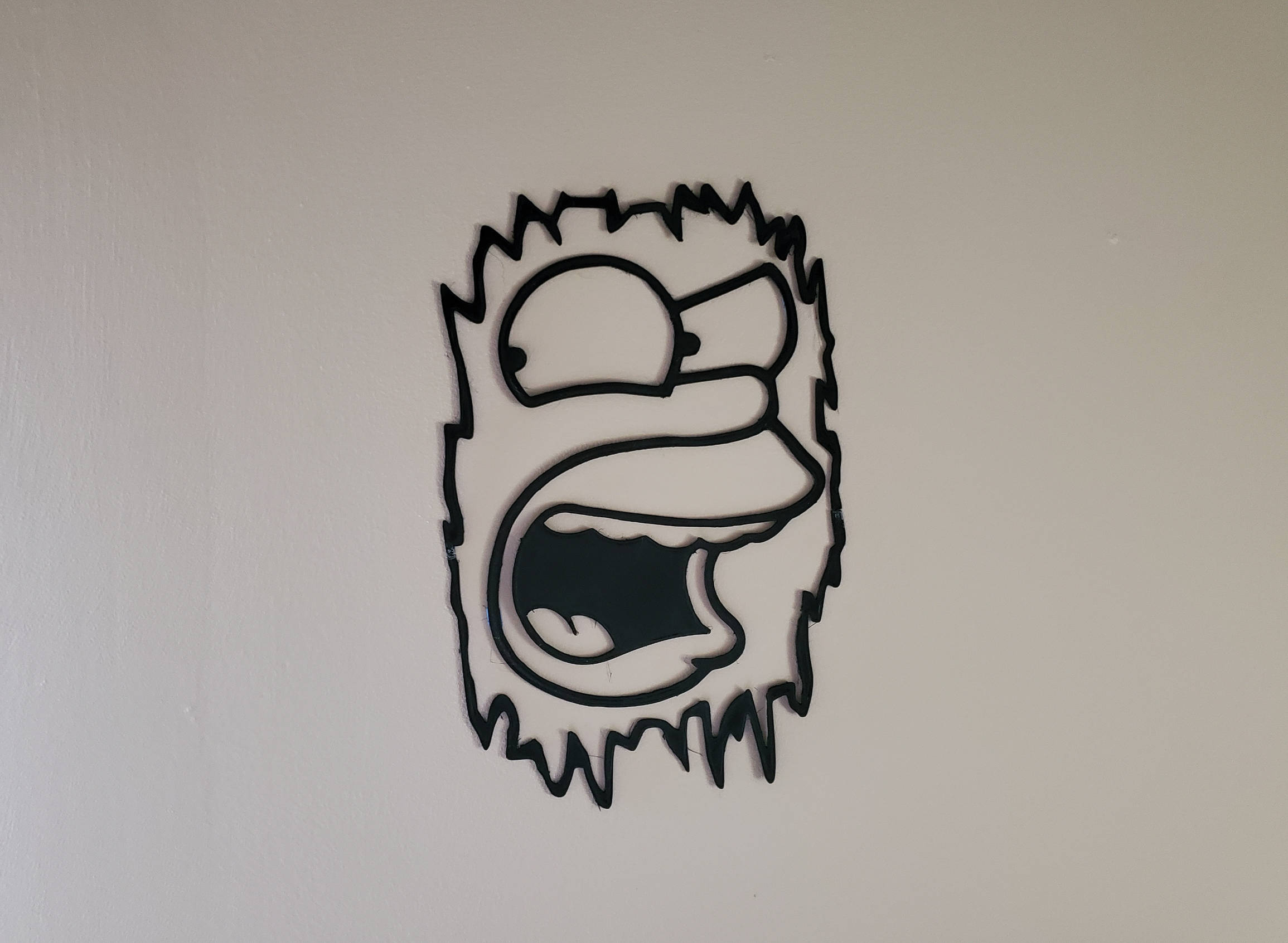 Homer The Shining - Simpsons Wall Art