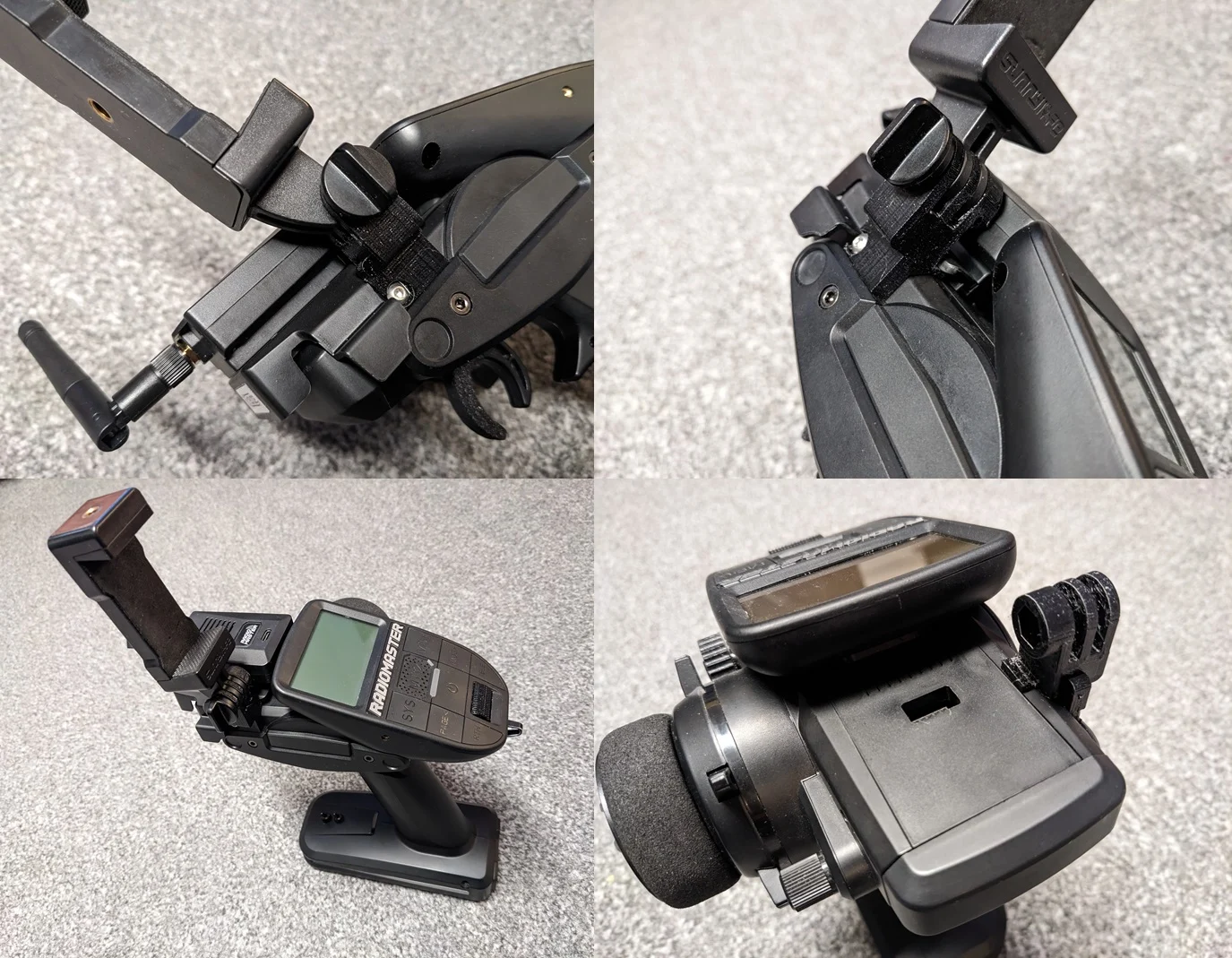 Radiomaster MT12 with 4in1 Module GoPro Phone Mount