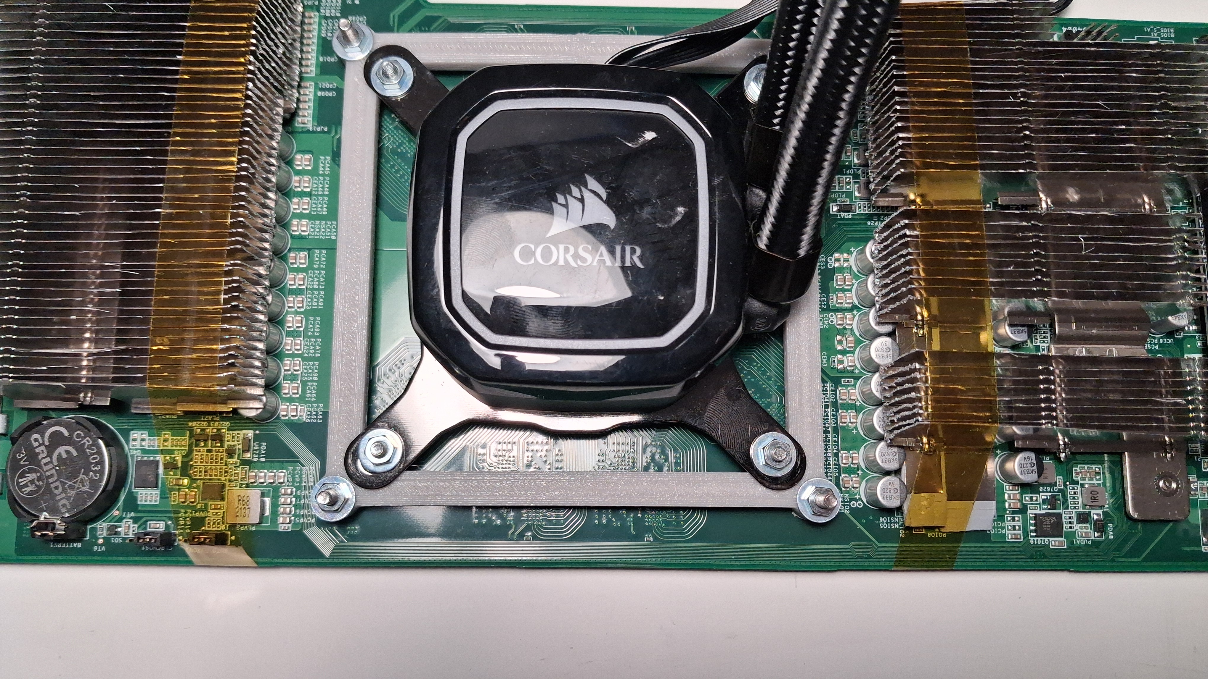 AMD BC-250 Watercooling Adapter for Corsair H100i RGB PRO XT