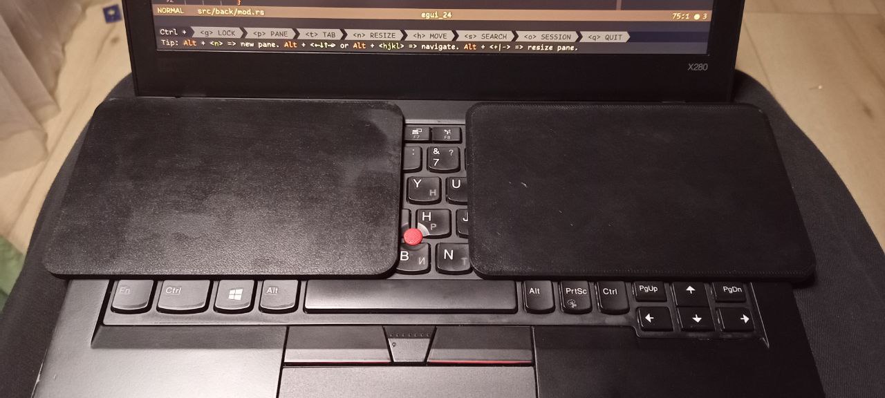 ThinkPad X280 keyboard platforms