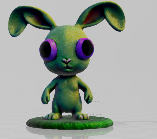 Green Cute Bunny