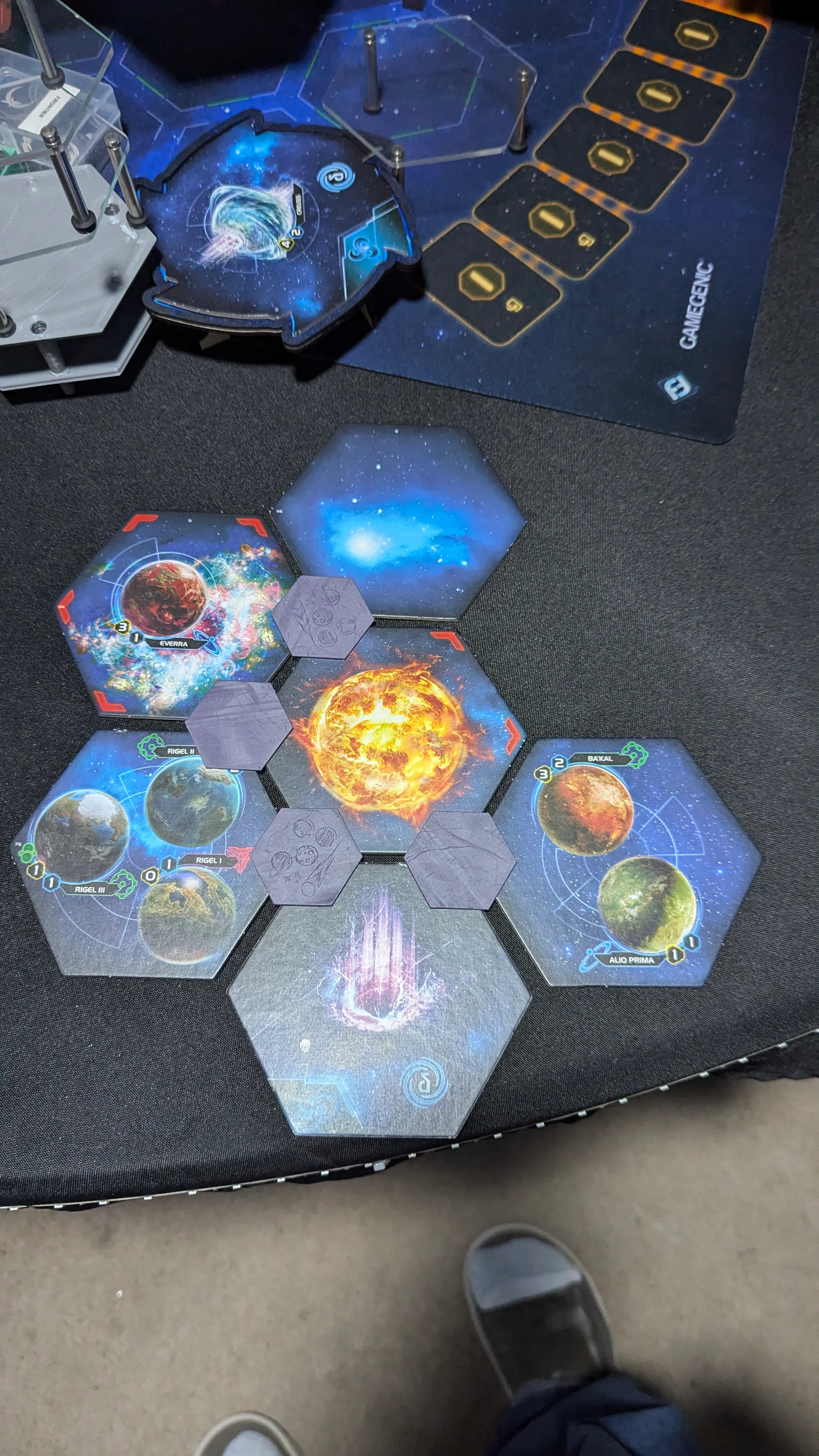TI4 Milty Draft IRL Hex tile holders
