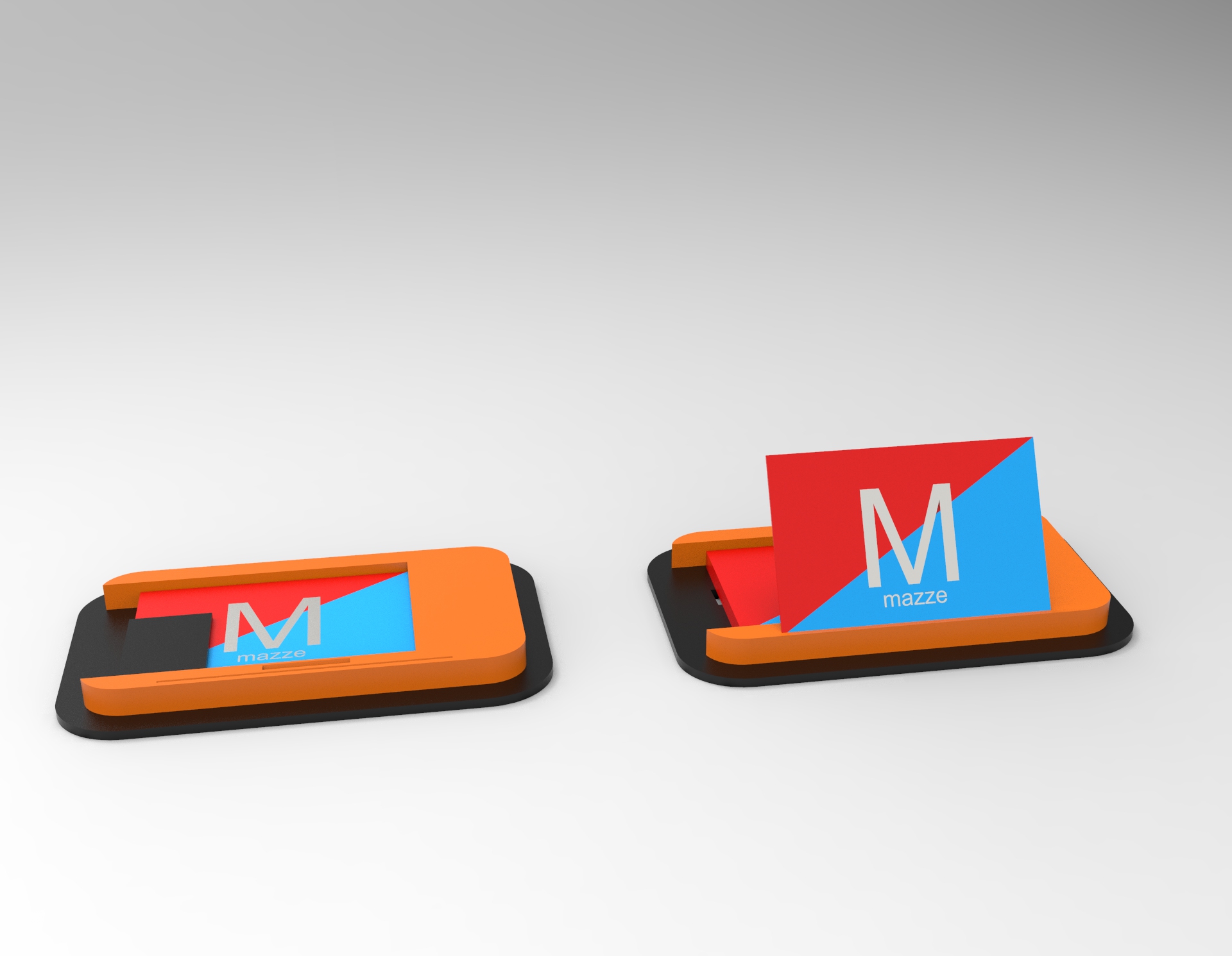 customizable business card holder / porta biglietti da visita personalizzabile