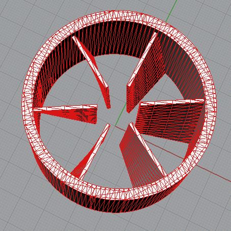 Vortice aria motore