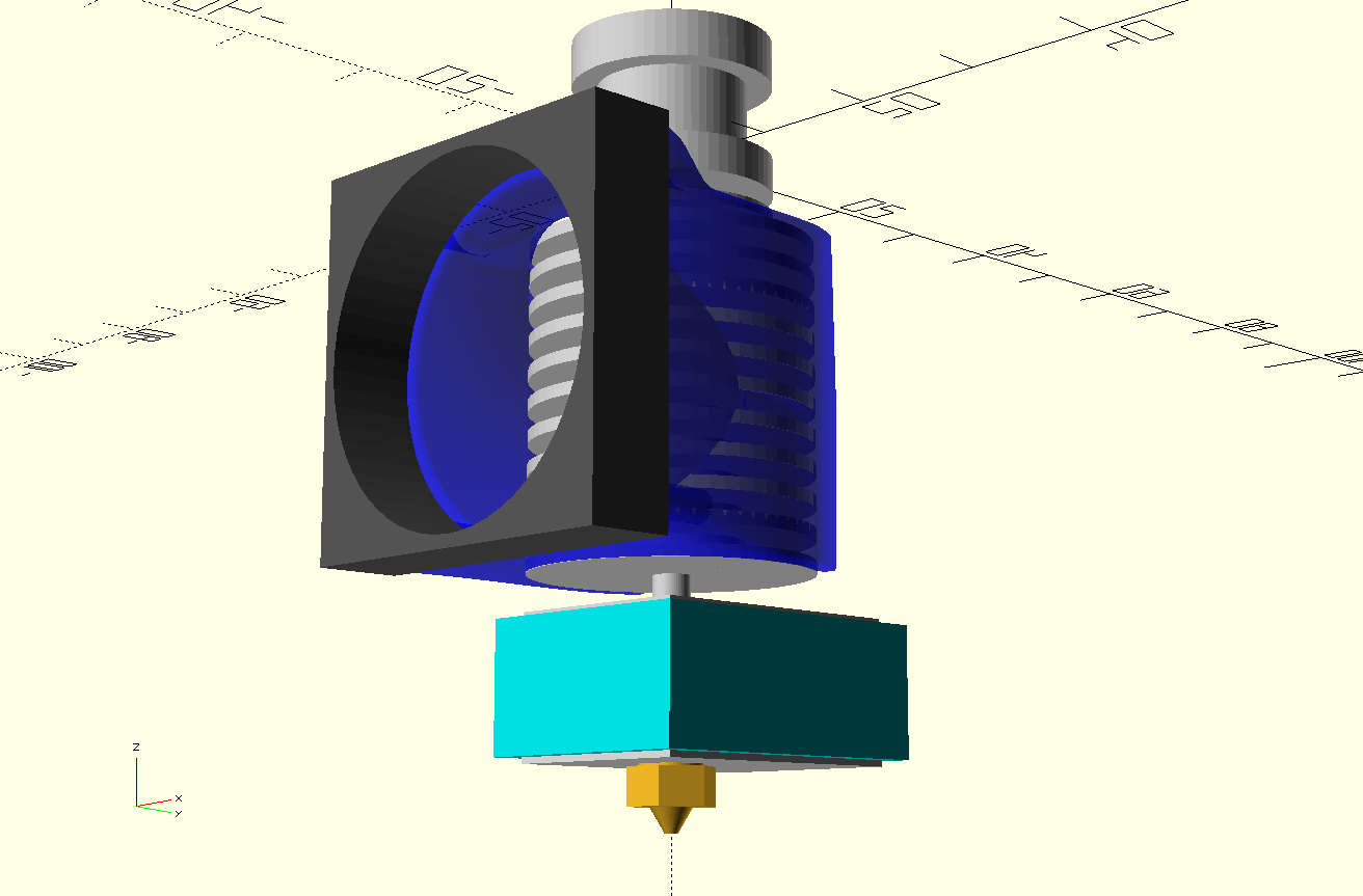 E3D V6 in OpenSCAD