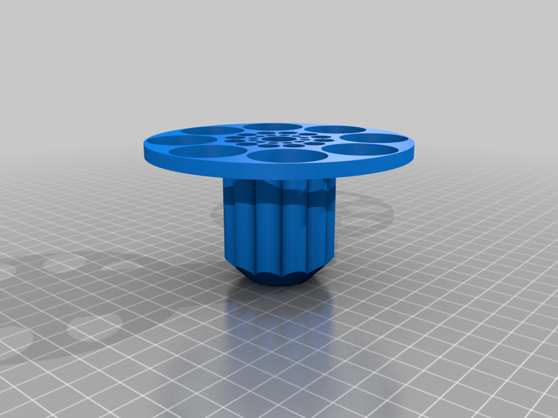 Paint Rack from Old Filament Spool