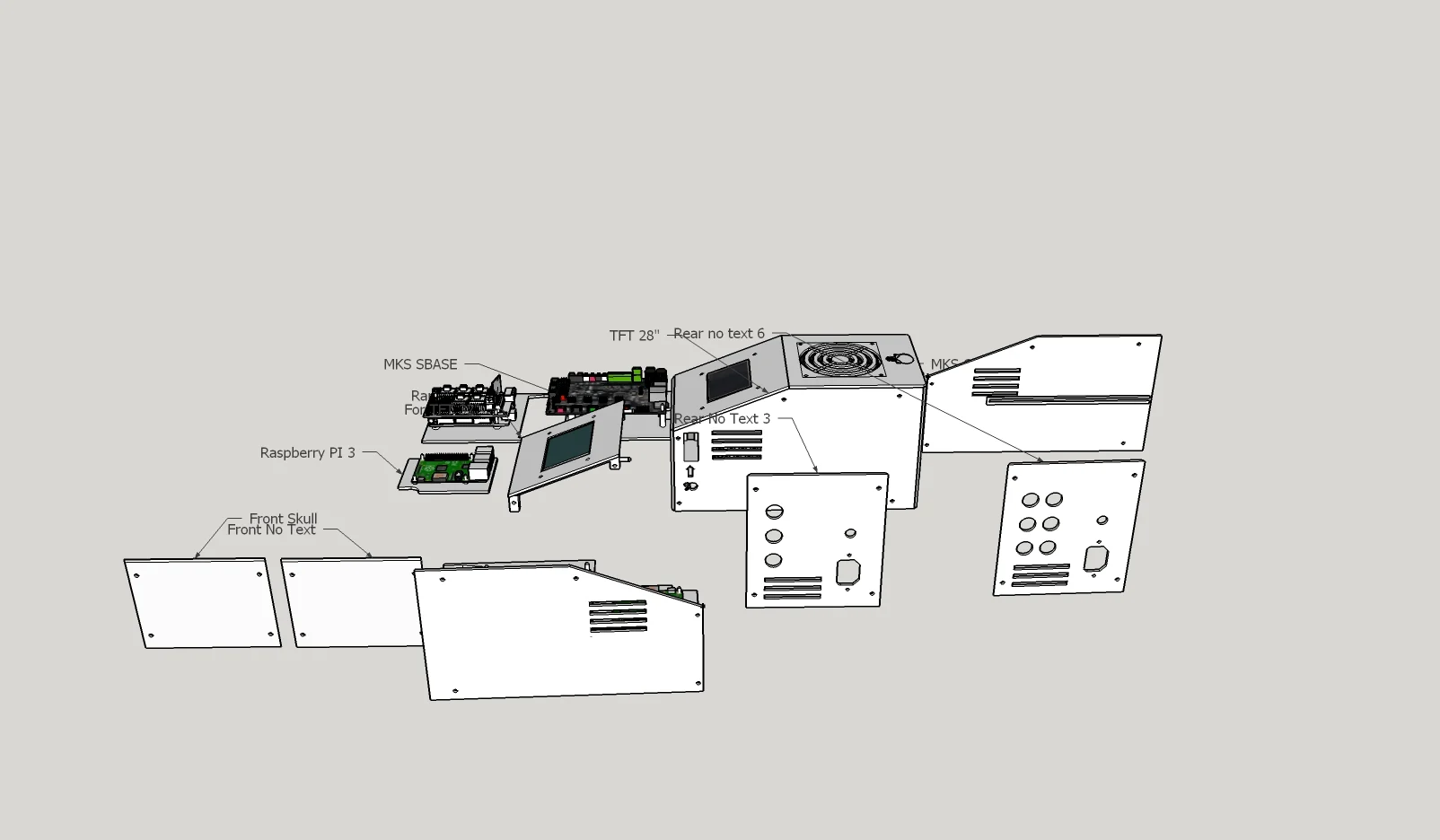 Ramps or  MKS Boards  / tft 28/32" / Raspberry pi / Power supply : All-in-One! V2.1