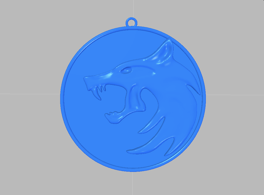 The Witcher Wolf Medallion (Netflix TV Show Version)
