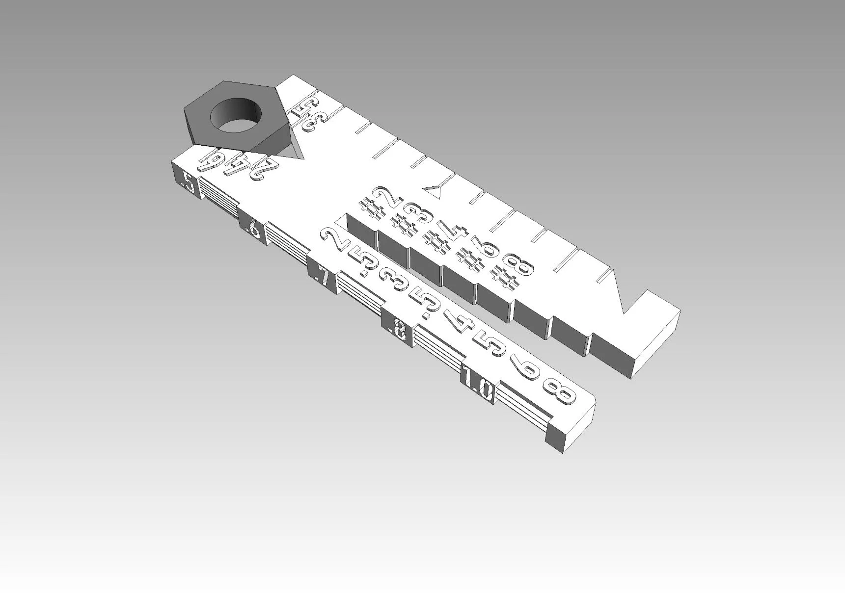 Mini Bolt/Screw/HexNut Sorter/Gauge (Mini M2-8 / Large M1.6-10)