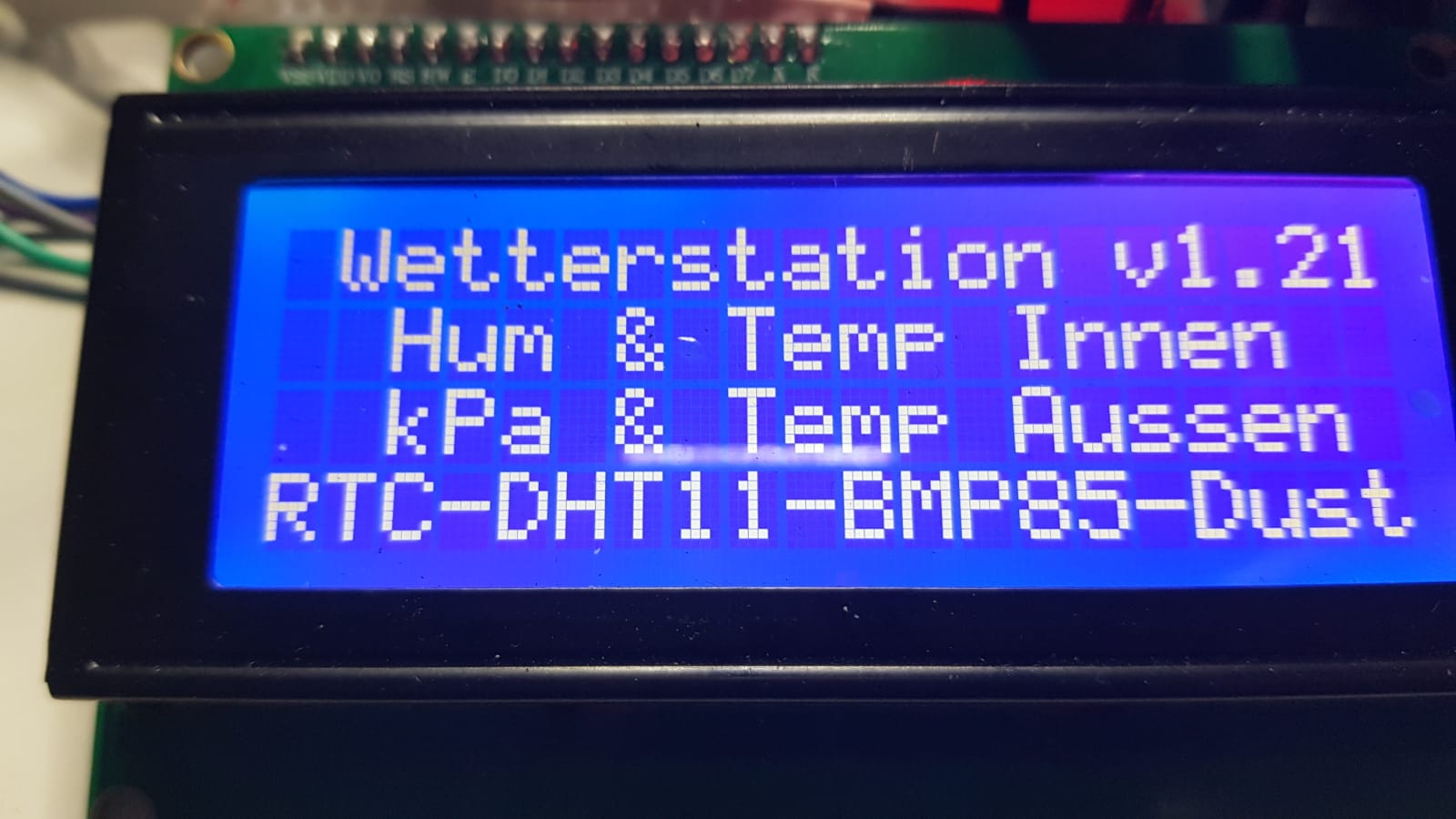 Weather Station v1.0 / v1.1 / v1.21 / 1.22