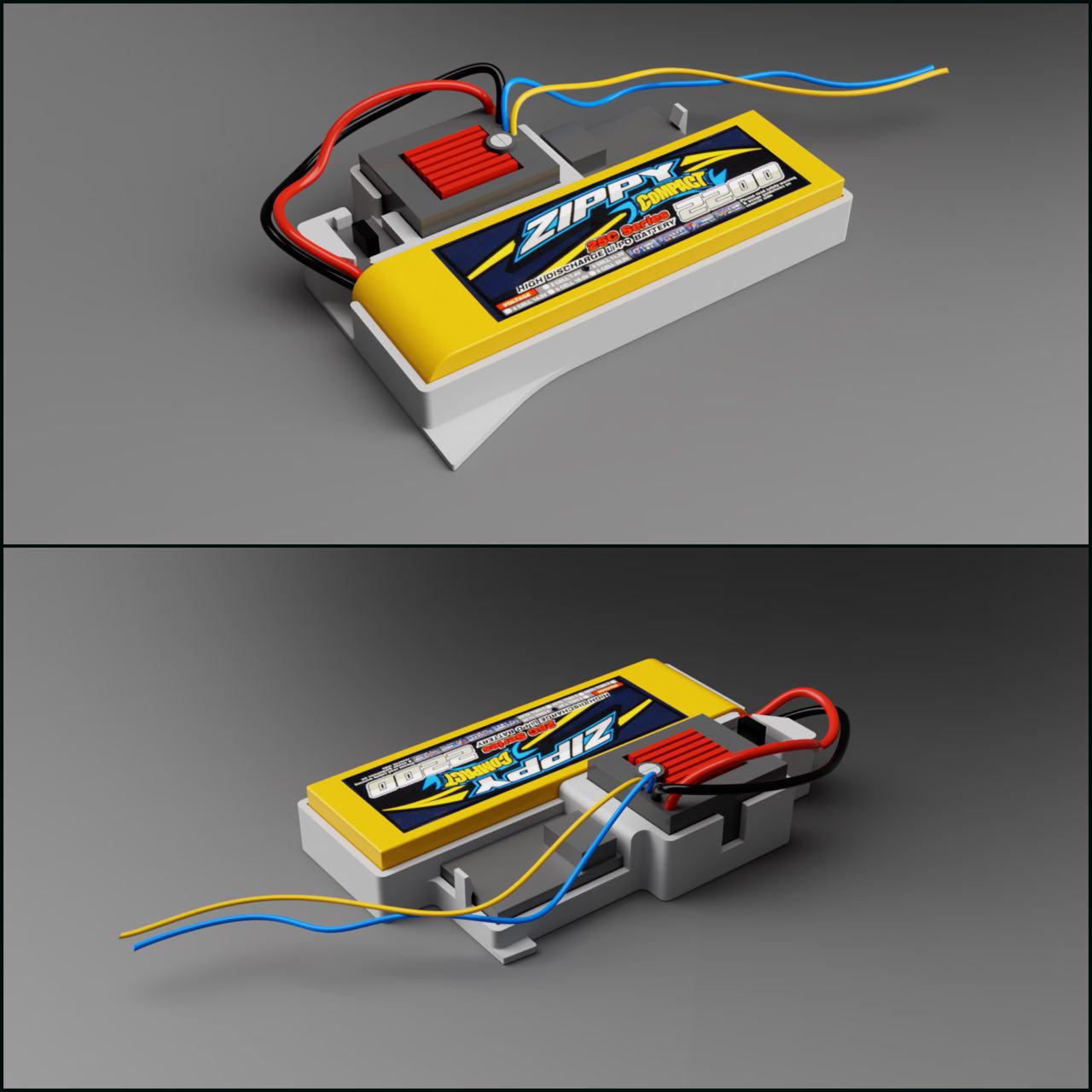 Yet another OpenRC F1 electronics holder
