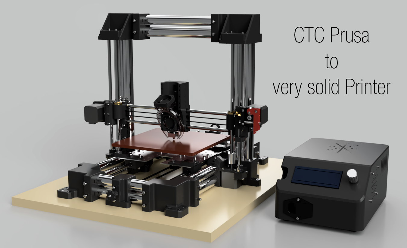 CTC Prusa -> Very solid 3D-Printer